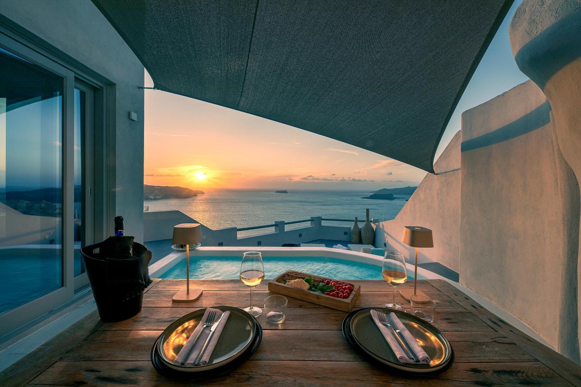 Aparthotel Grand View - Megalochori  Exteriér fotografie
